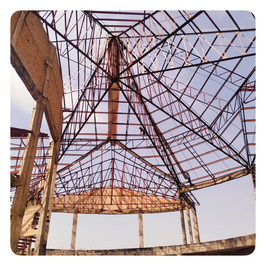 Full Courtyard Roofing System